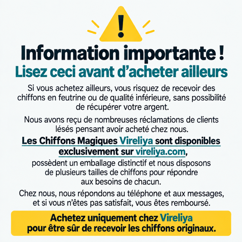Chiffon Vireliya – Vitres sans traces, juste avec de l'eau